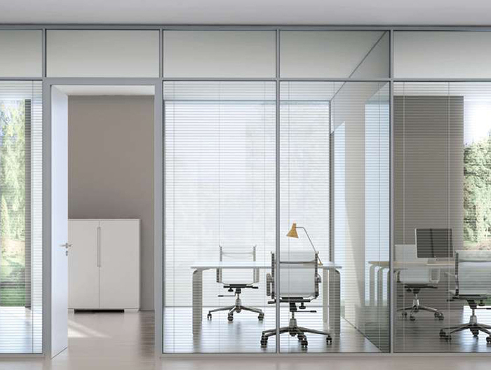 8407两档双玻百叶帘款